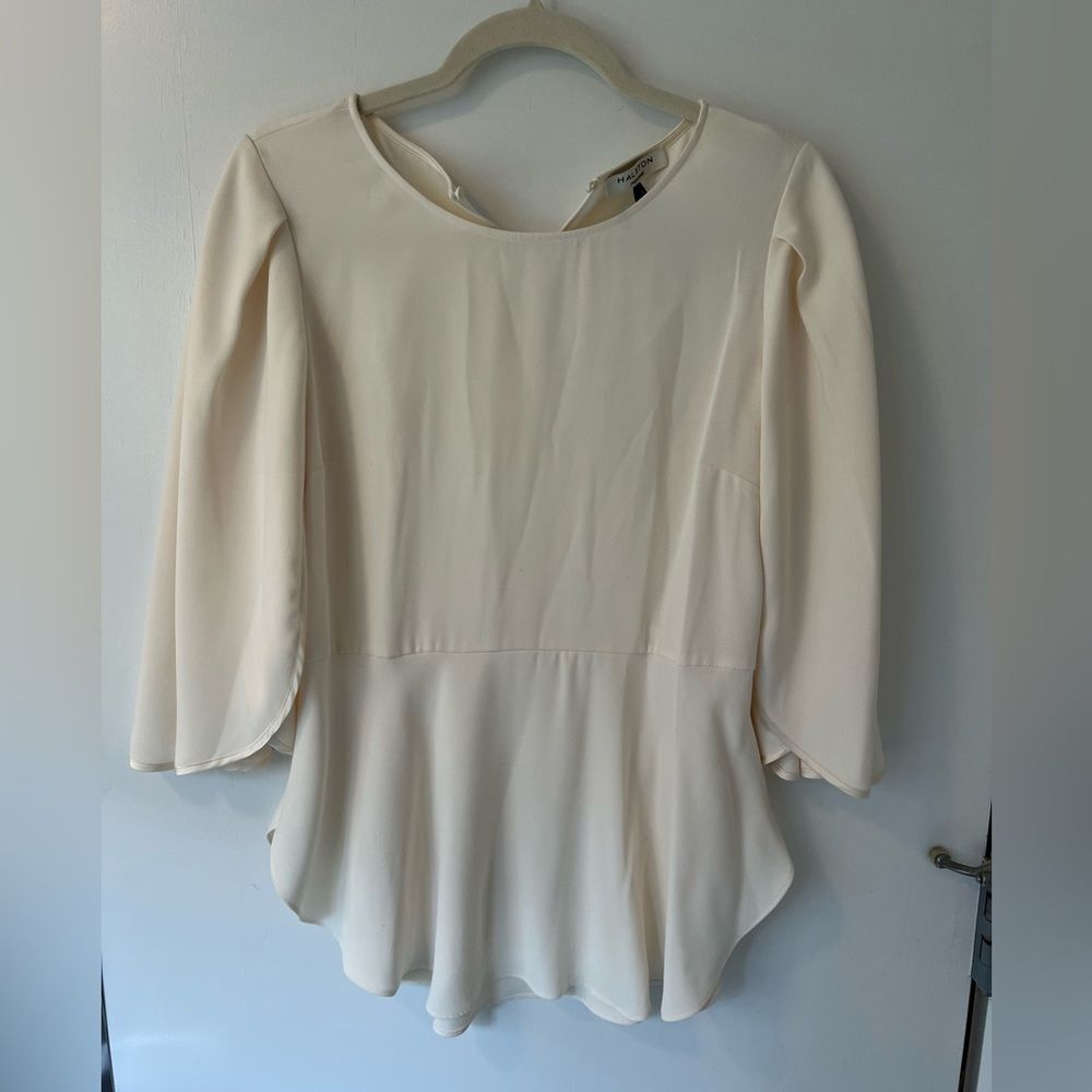 Halston heritage flowing blouse